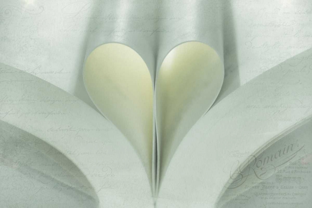 WA, Seabeck Open book with pages forming a heart
